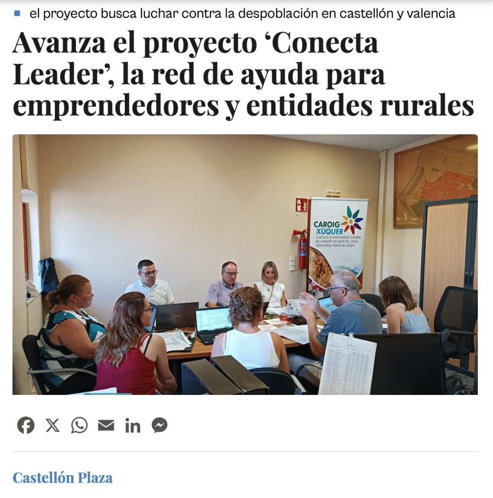 Avanza el proyecto ‘Conecta Leader’